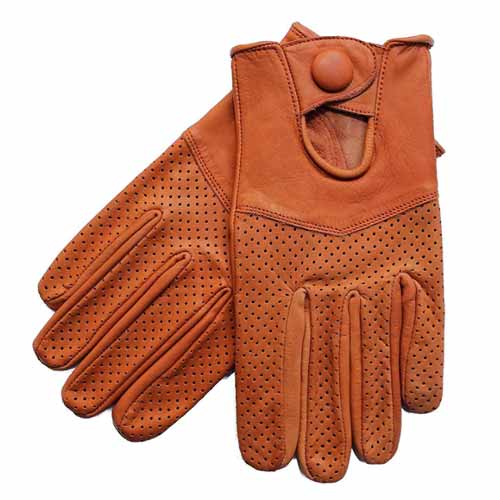 Riparo Motorsports Men's Leather Driving Gloves