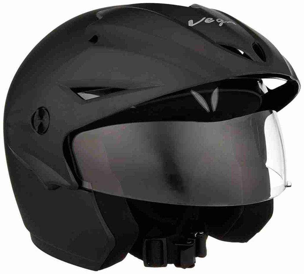 Vega Cruiser CR-W P-DK M Open Face Helmet with Peak