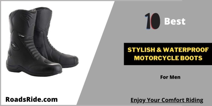 Read more about the article Top 10 stylish & waterproof motorcycle boots for men that not compromise to safety