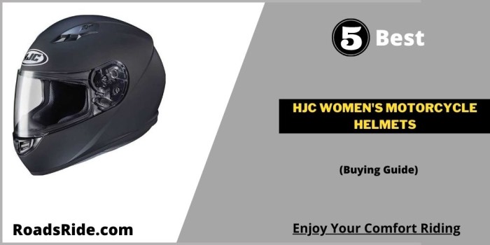 Read more about the article Top 5 HJC Women’s motorcycle Helmets in 2022 (Buying Guide)