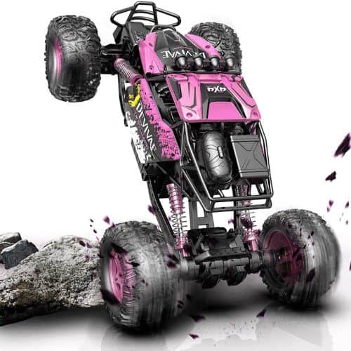 Large RC Cars Pink Remote Control Car For Girls & Boys With Lifting Function, 4WD Remote Control