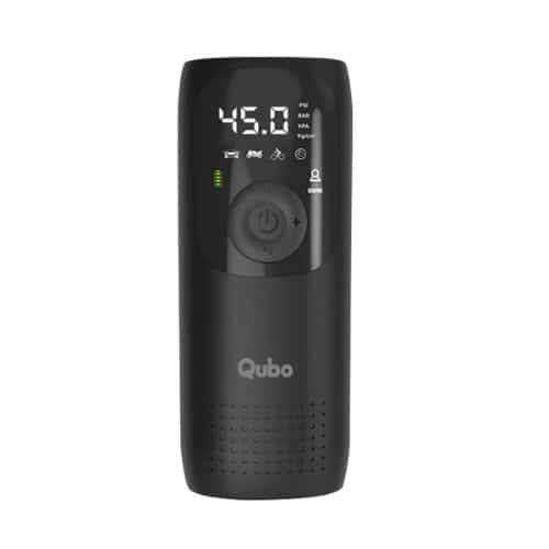 Qubo Smart Tyre Inflator with 150 PSI, 2000 mAh Battery Support, and Digital Display